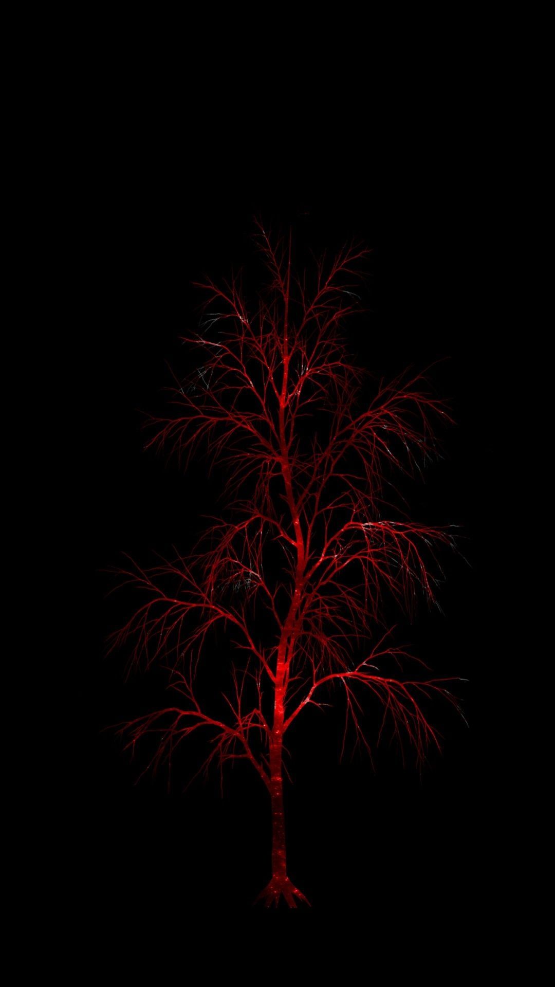 Red tree wallpaper for iPhone with high-resolution 1080x1920 pixel. You can use this wallpaper for your iPhone 5, 6, 7, 8, X, XS, XR backgrounds, Mobile Screensaver, or iPad Lock Screen - Dark red, blood