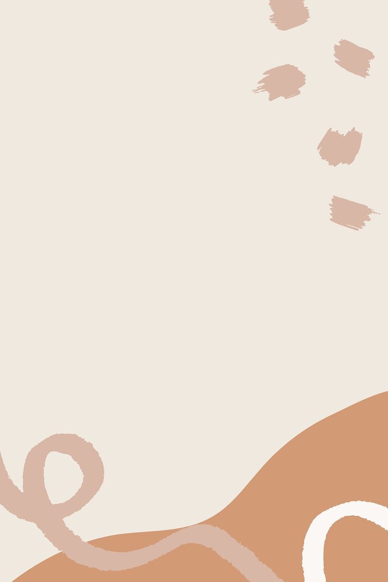 A phone background with a tan background and abstract shapes - Cream, vector