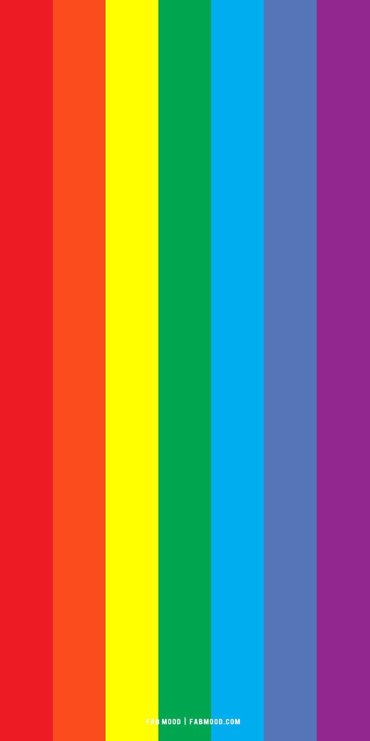 Pride Wallpaper Ideas for iPhones and Phones : Vertical Rainbow