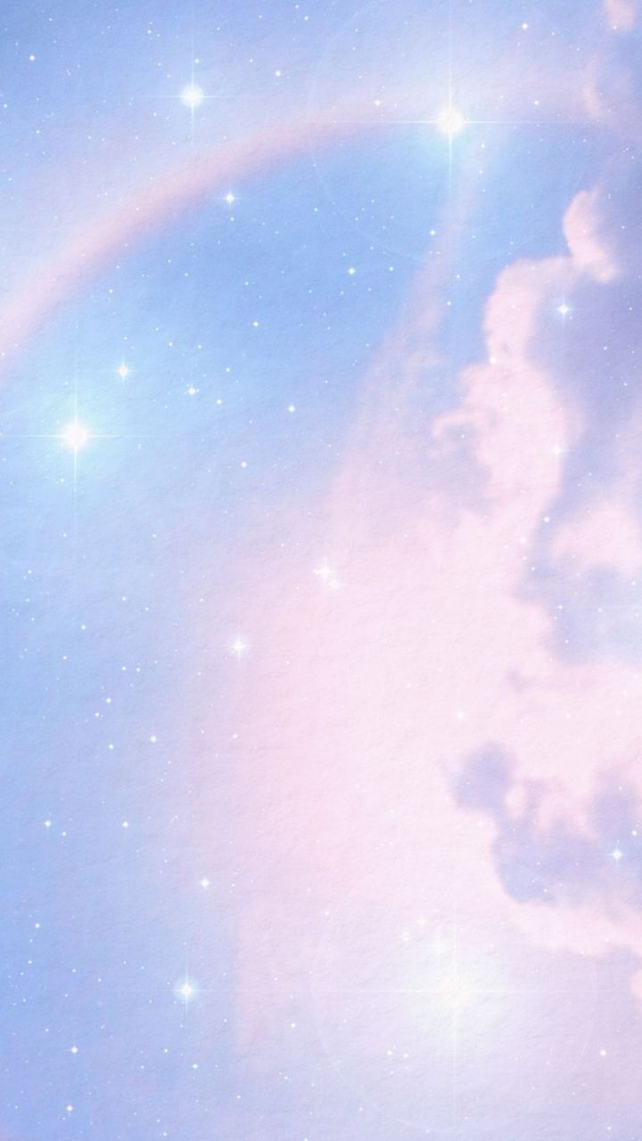 Aesthetic wallpaper for phone background with a sky background - Pastel