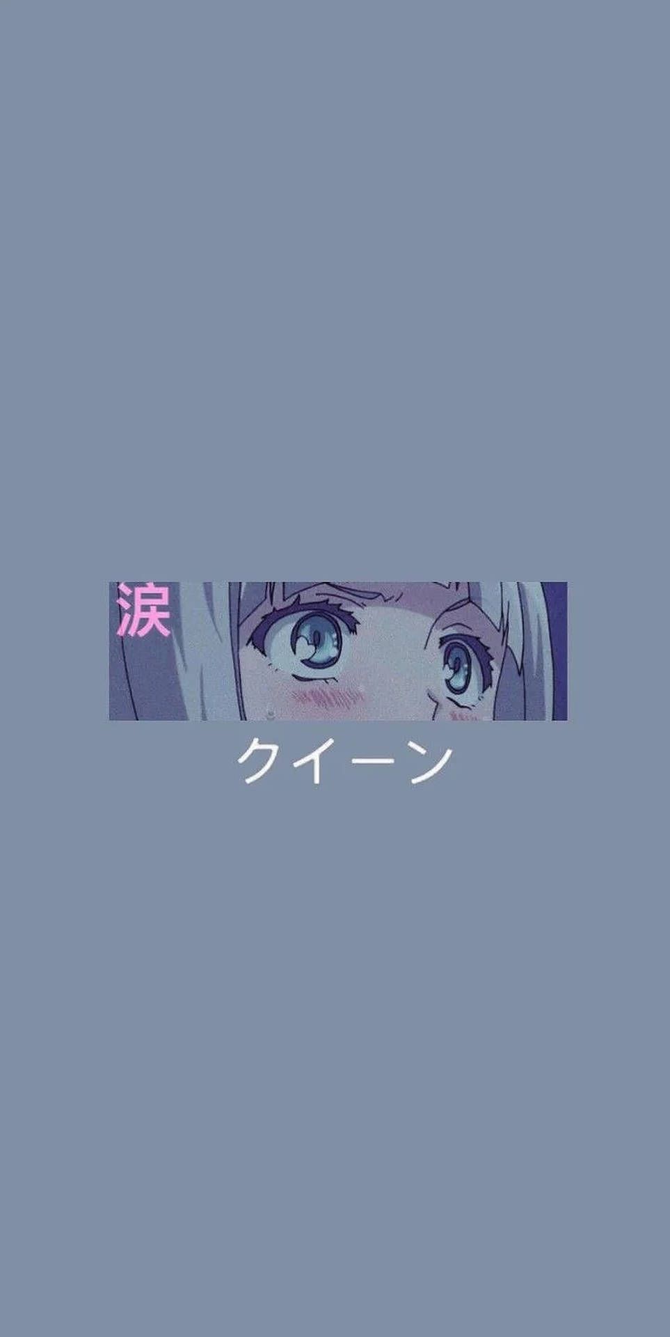 Download iPhone Aesthetic Anime Girl Eyes Wallpaper