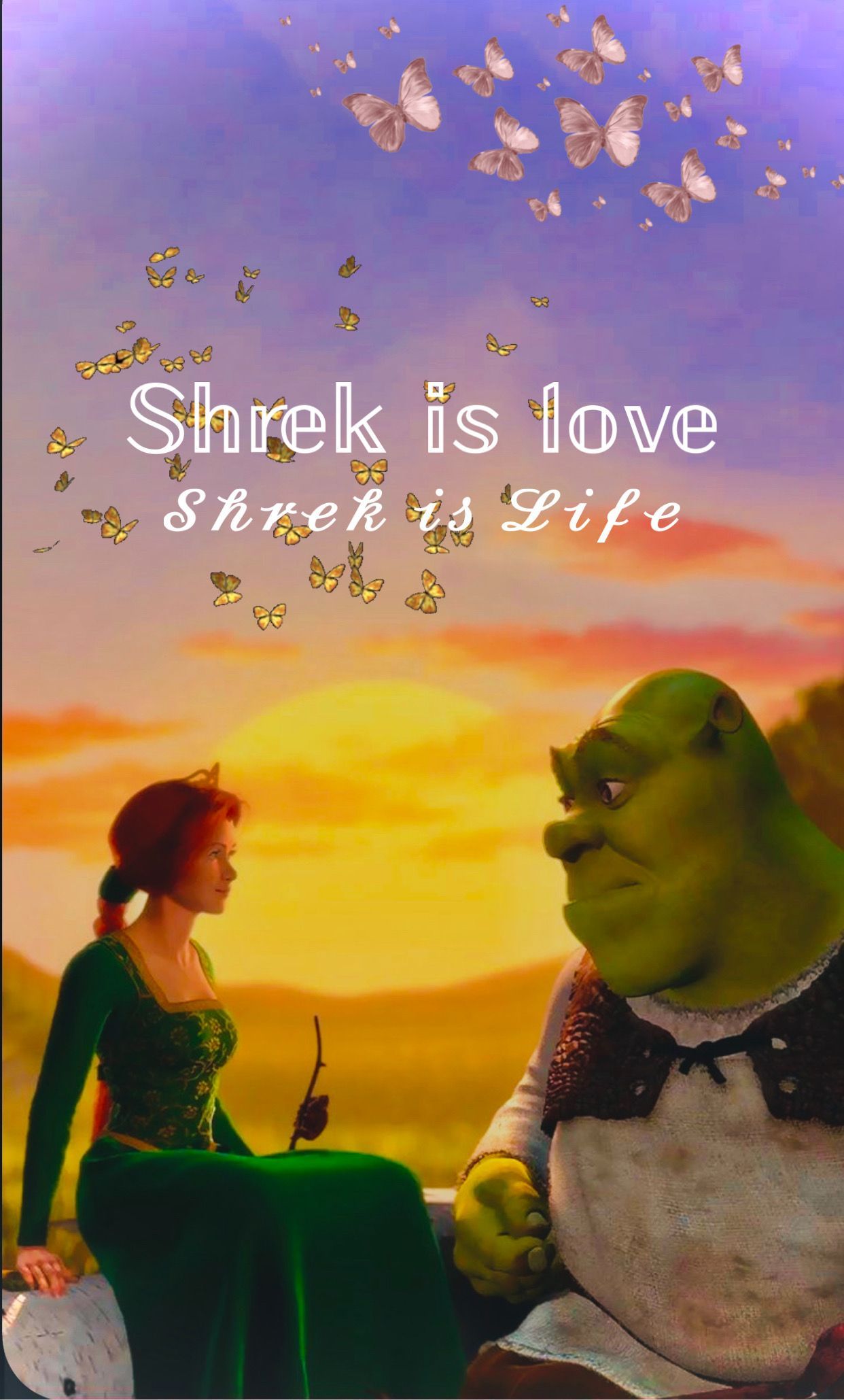 Shrek wallpaper. Shrek, Wallpaper, Collage background