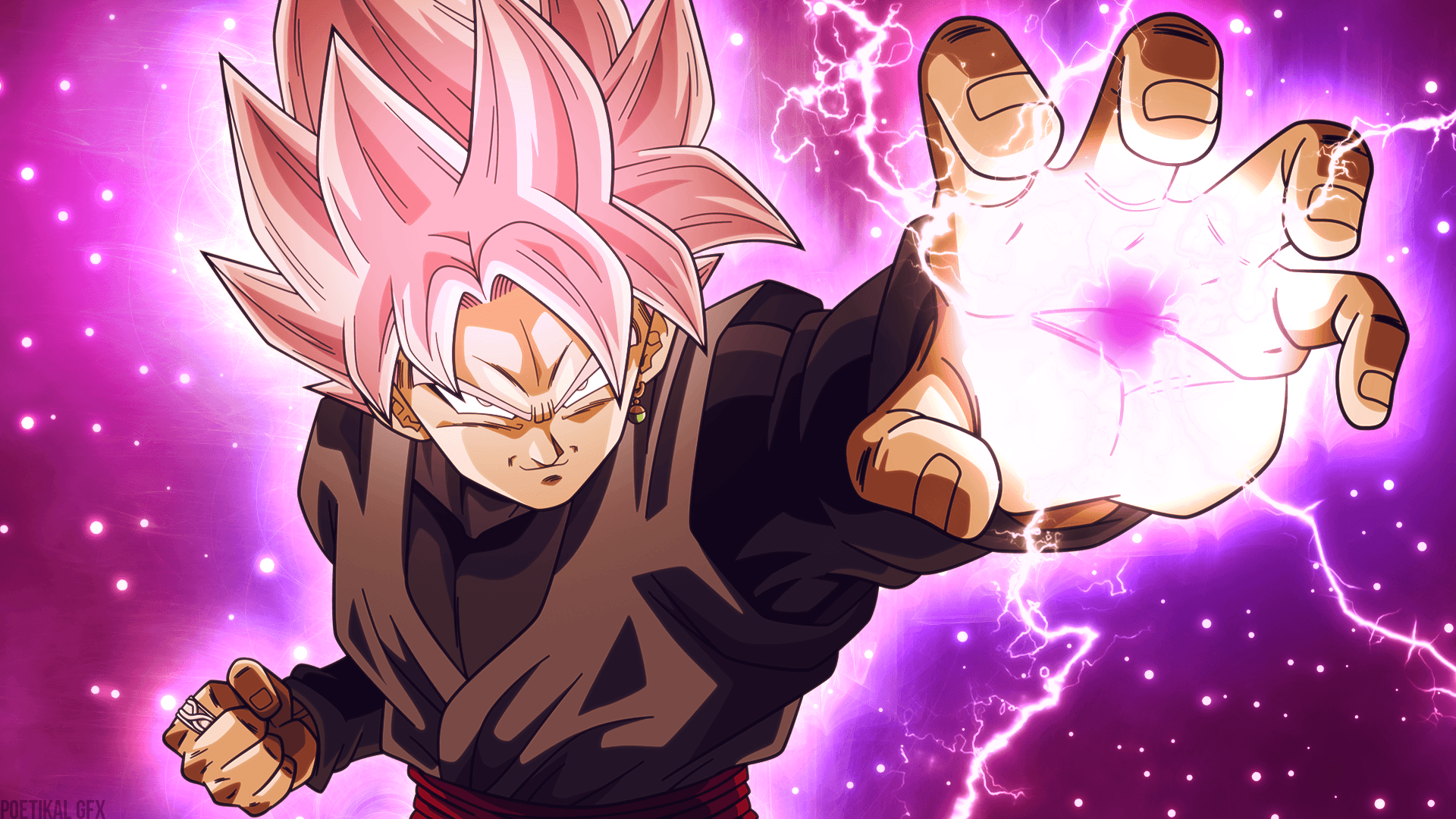 A super saiyan rose goku wallpaper I made for my phone - Goku