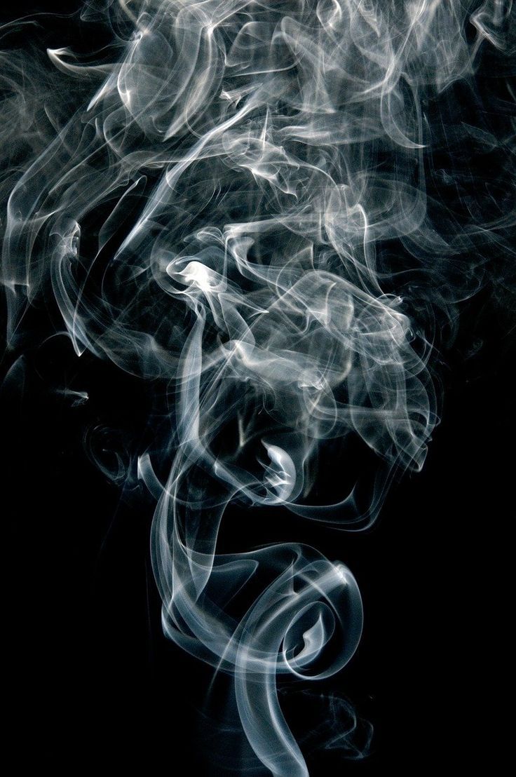Smoke on a black background - Smoke