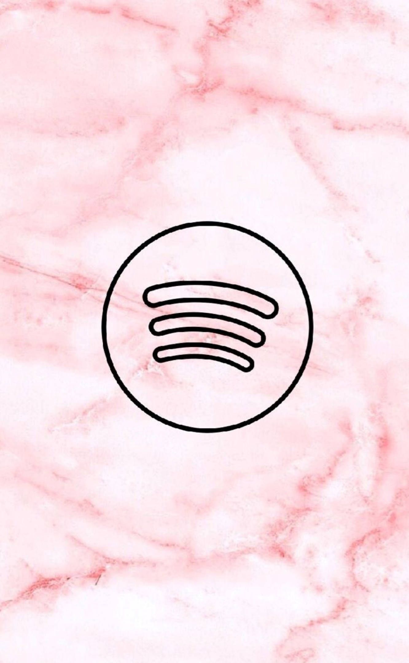 Download Marble Pink Spotify Wallpaper
