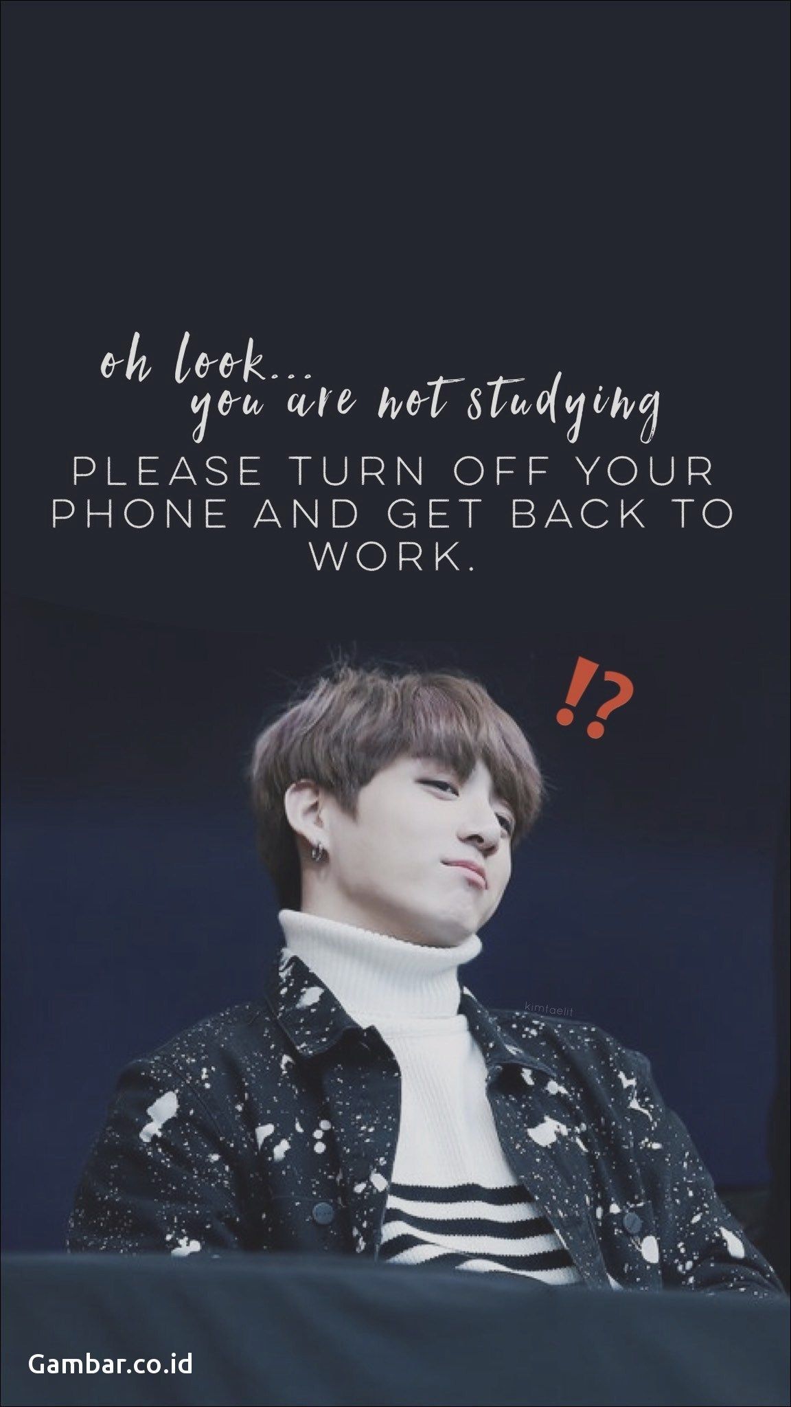 Wallpaper of BTS member Jimin with a text that says 