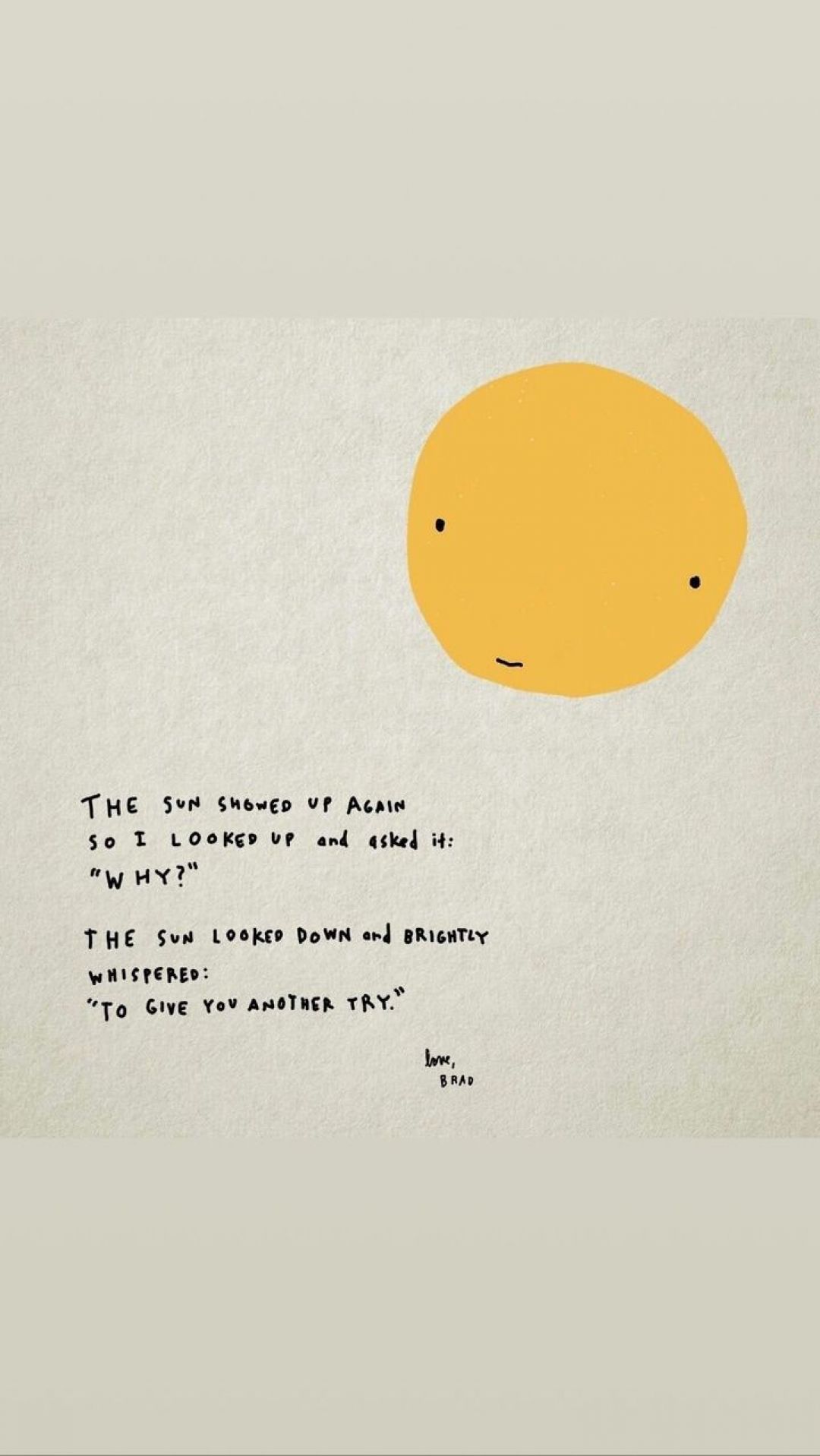 A drawing of an orange with words on it - Sun, sunlight, quotes