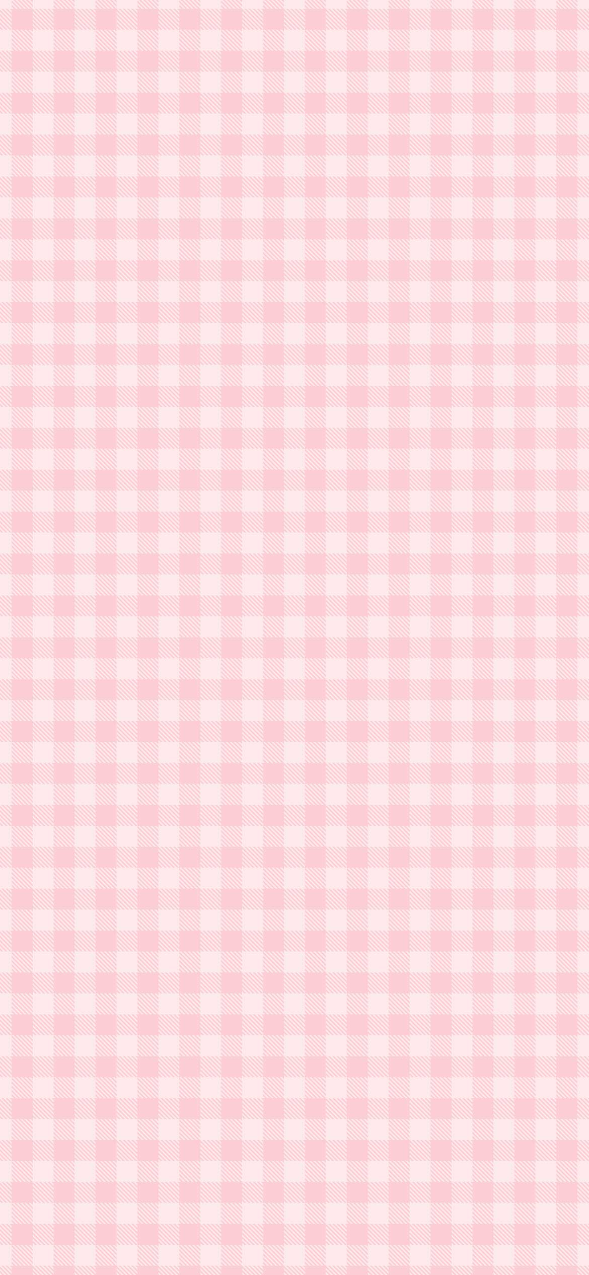Pink Aesthetic Picture : Light Pink Plaid Wallpaper