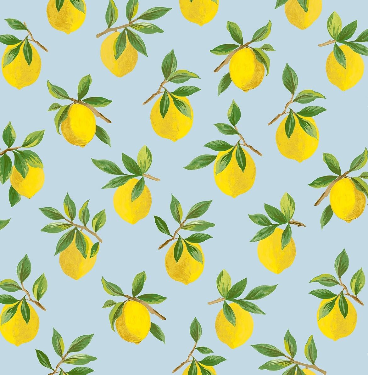 Peel and Stick Wallpaper Self Adhesive Wallpaper Lemon