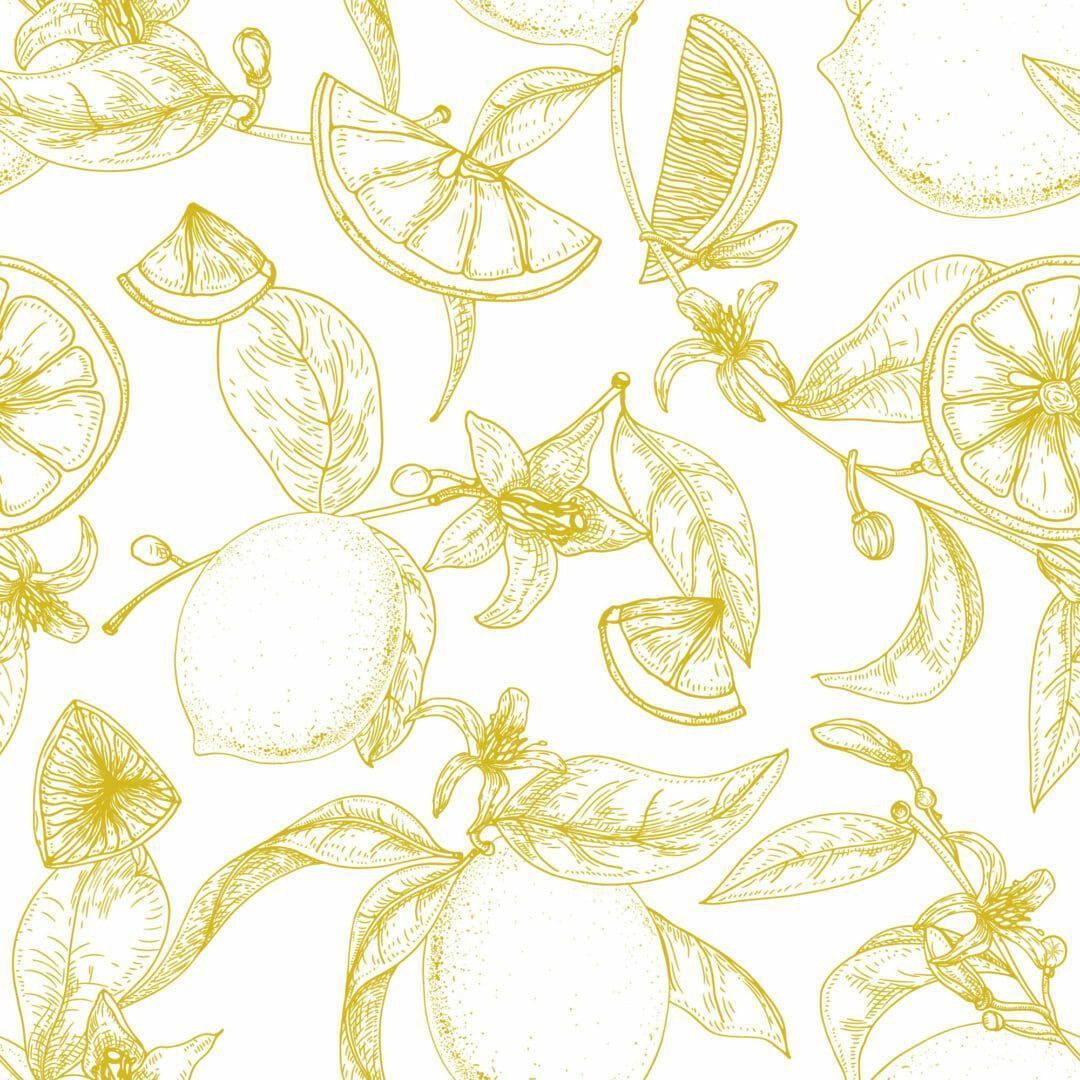 Aesthetic Lemon Wallpaper And Stick Or Non Pasted