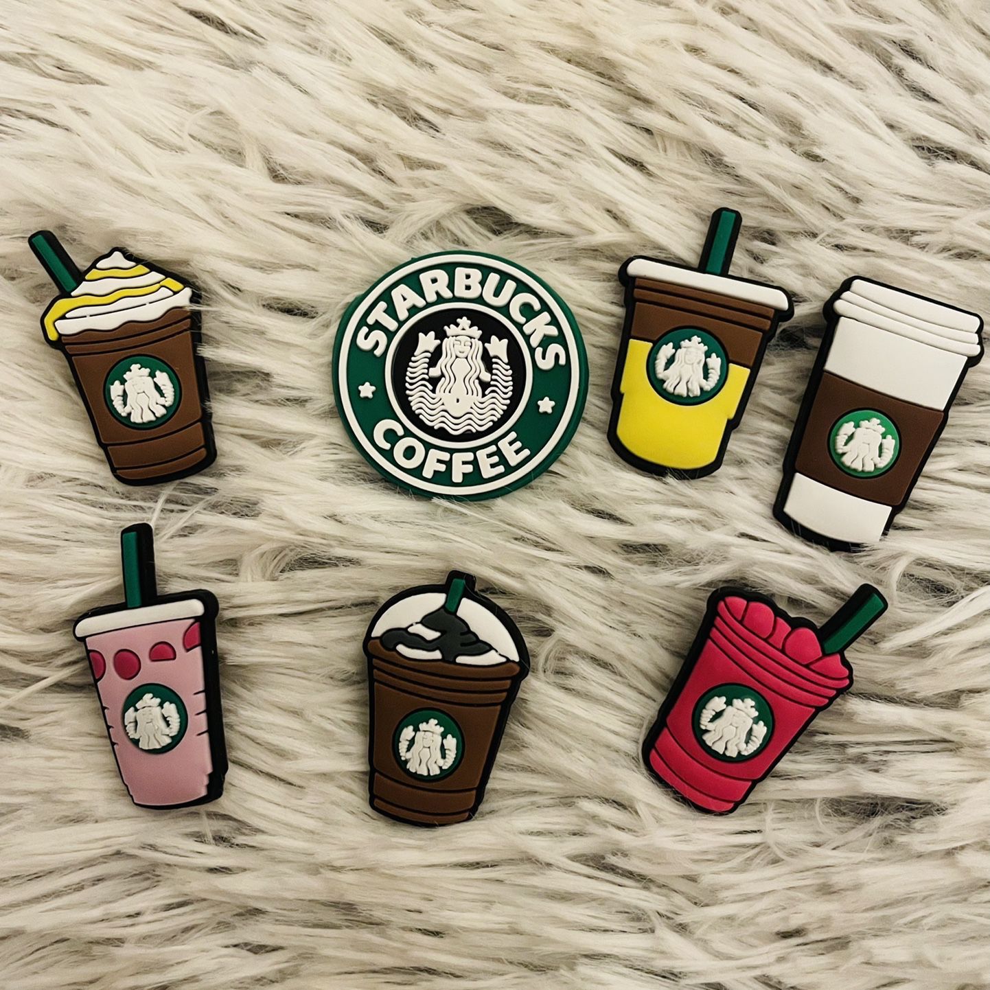 Starbucks 7 Pcs Croc Charms Shoe Set in Spring, TX