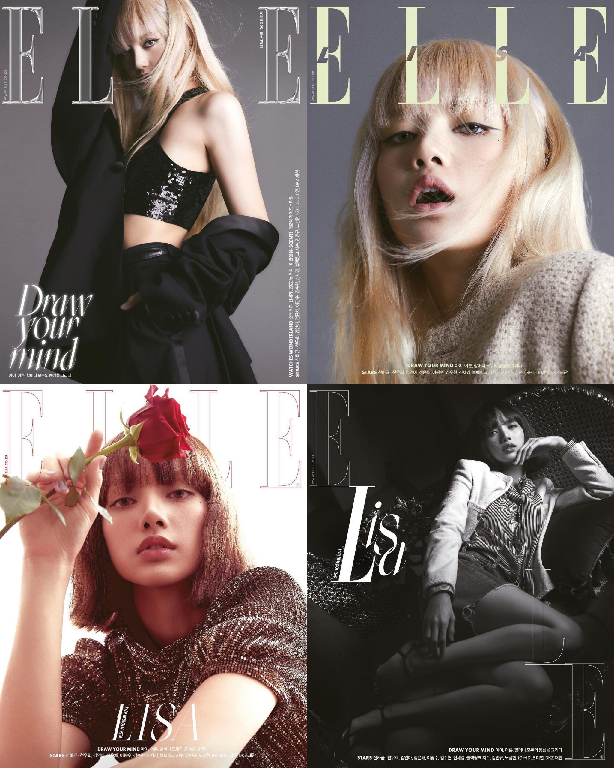 Blackpink Lisa's clothes from Elle Korea fashion magazine covers sold out!