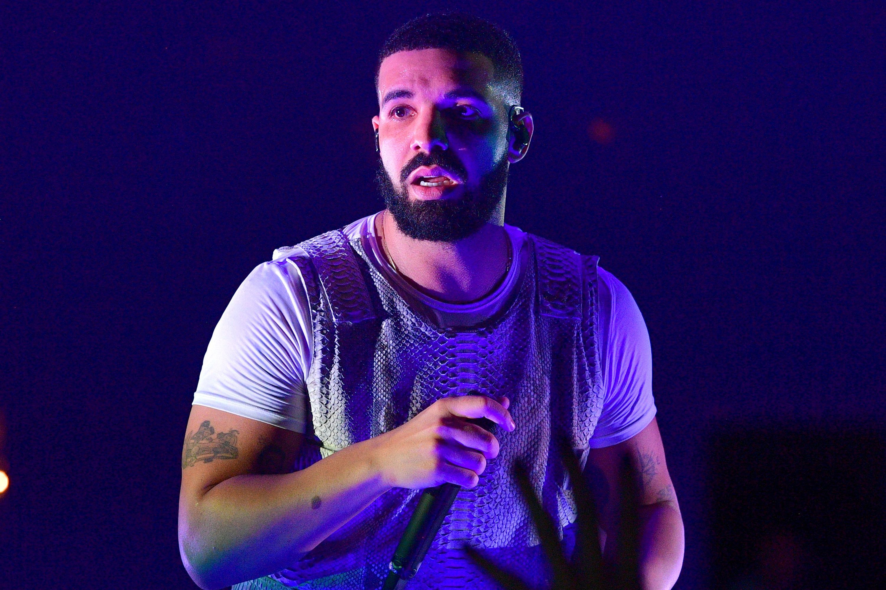 Drake performs on stage during the OVO Fest in 2018. - Drake