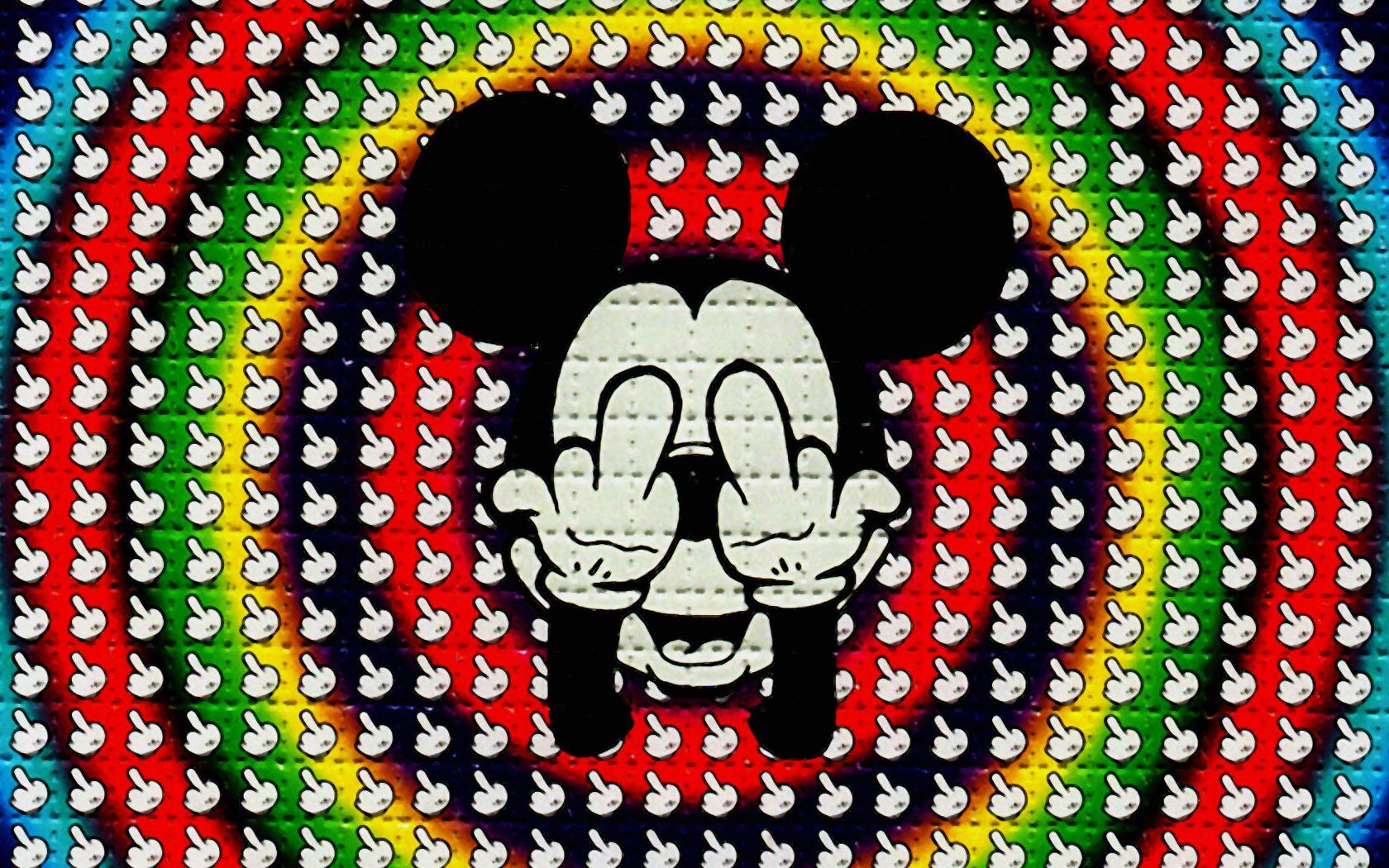 Dan Veldhuizen M.U.! Acid LSD Blotter Art Wallpaper 1920x1200