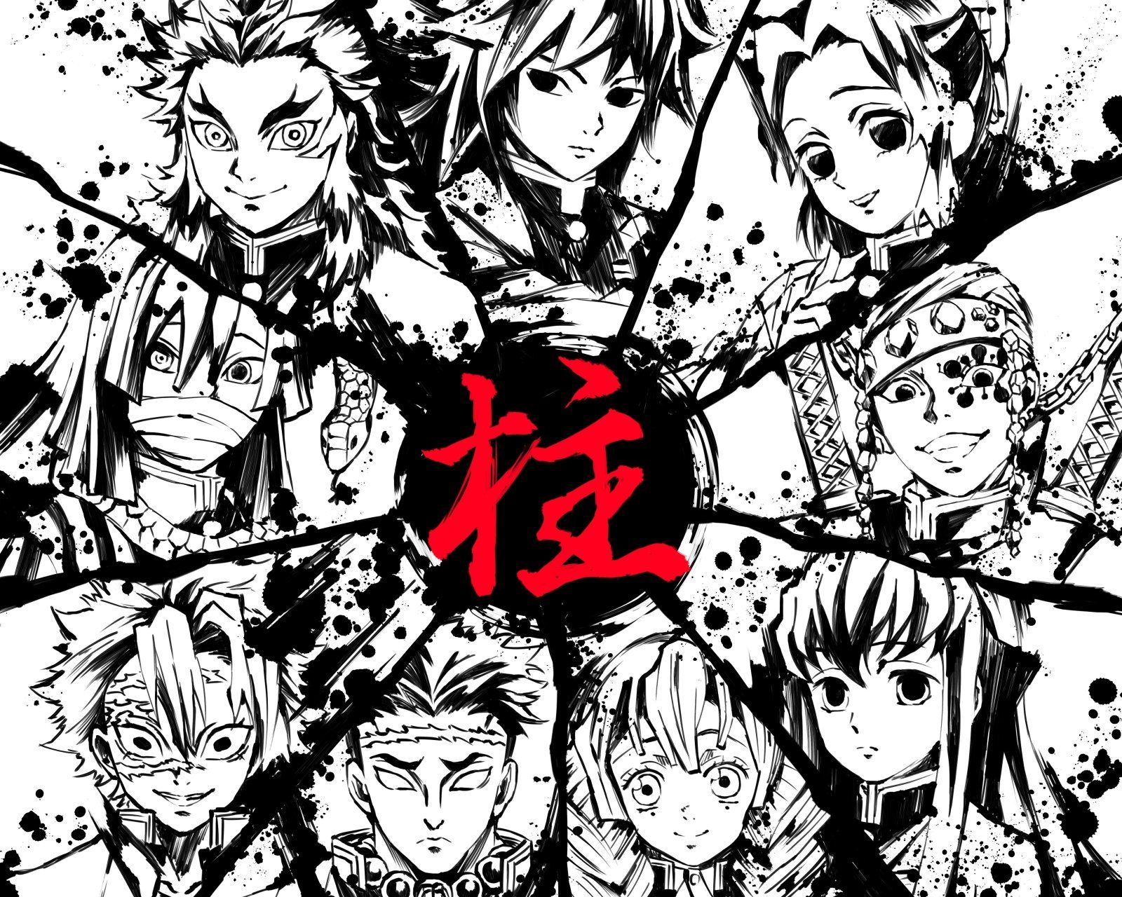 Demon Slayer Manga Panels Background Image and Wallpaper
