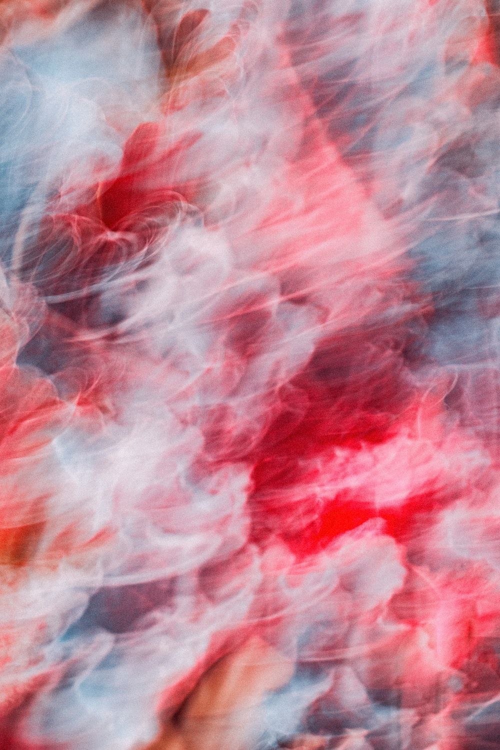 A red and blue tie dye fabric - Magic