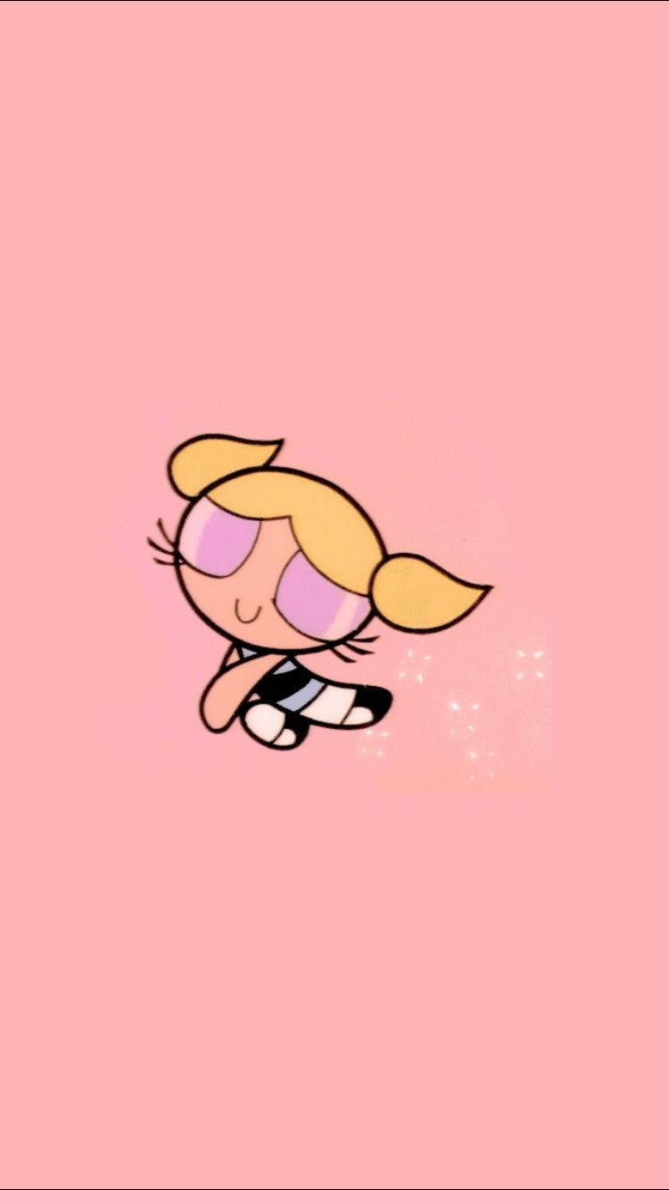 Bubbles from the Powerpuff Girls wallpaper I made for my phone! - The Powerpuff Girls