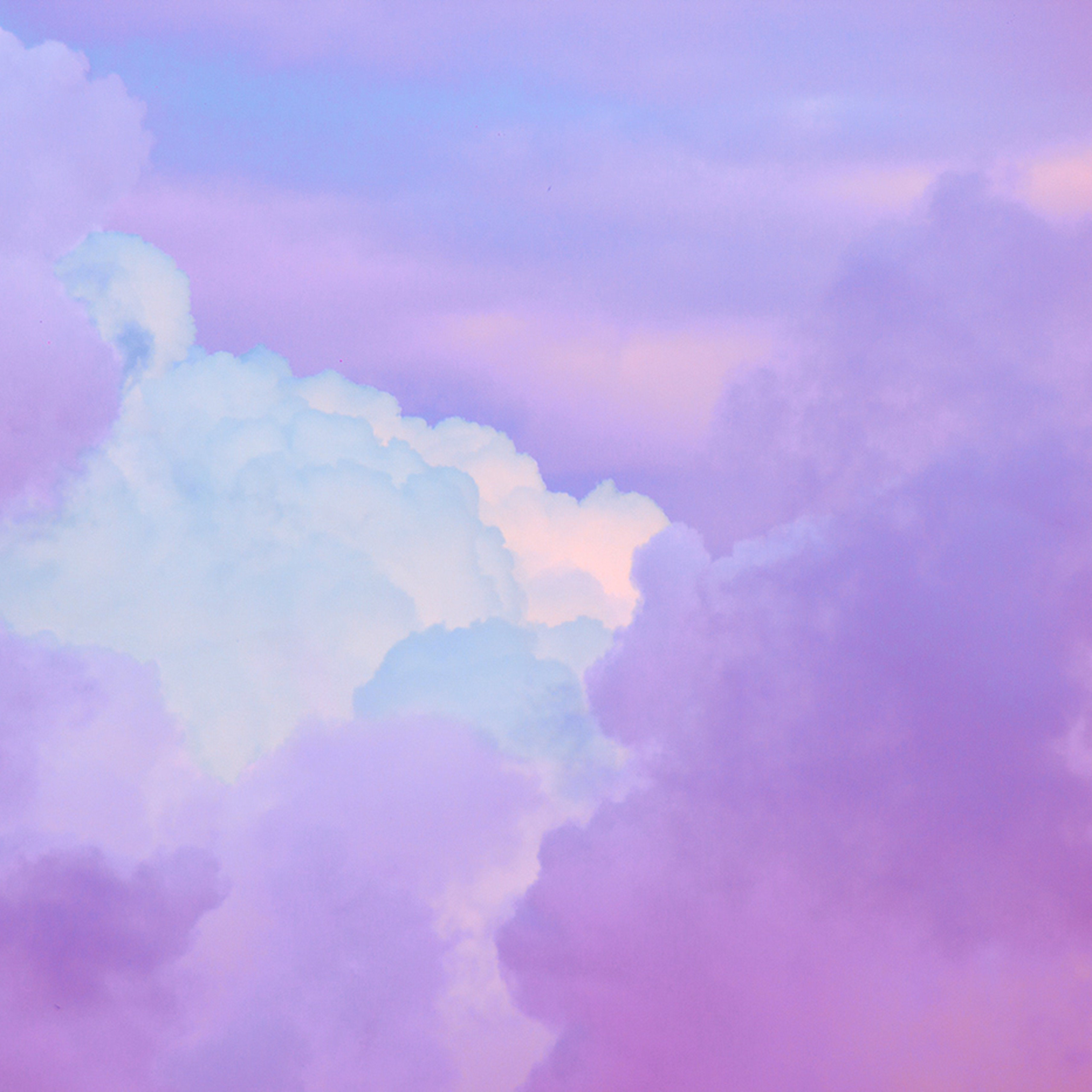 Purple Clouds Aesthetic HD Wallpaper