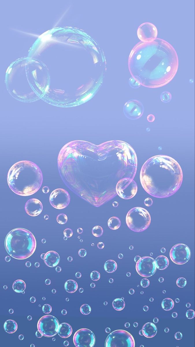 A picture of bubbles floating in the air - Bubbles