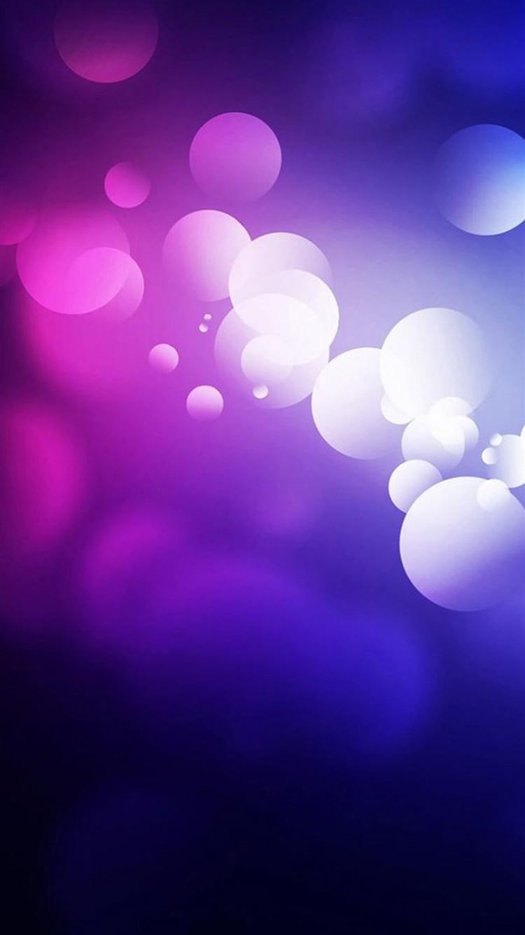 IPhone wallpaper with abstract bubbles on a purple and blue background - Bubbles