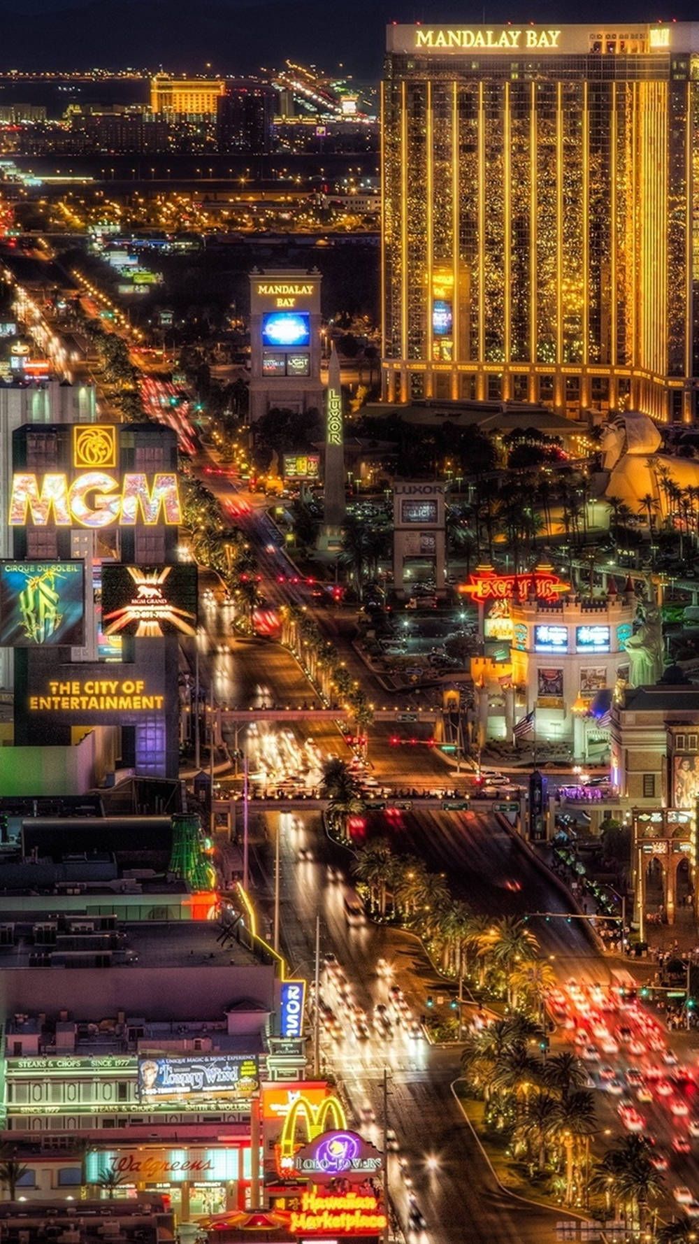 Download Las Vegas iPhone City Of Entertainment Wallpaper