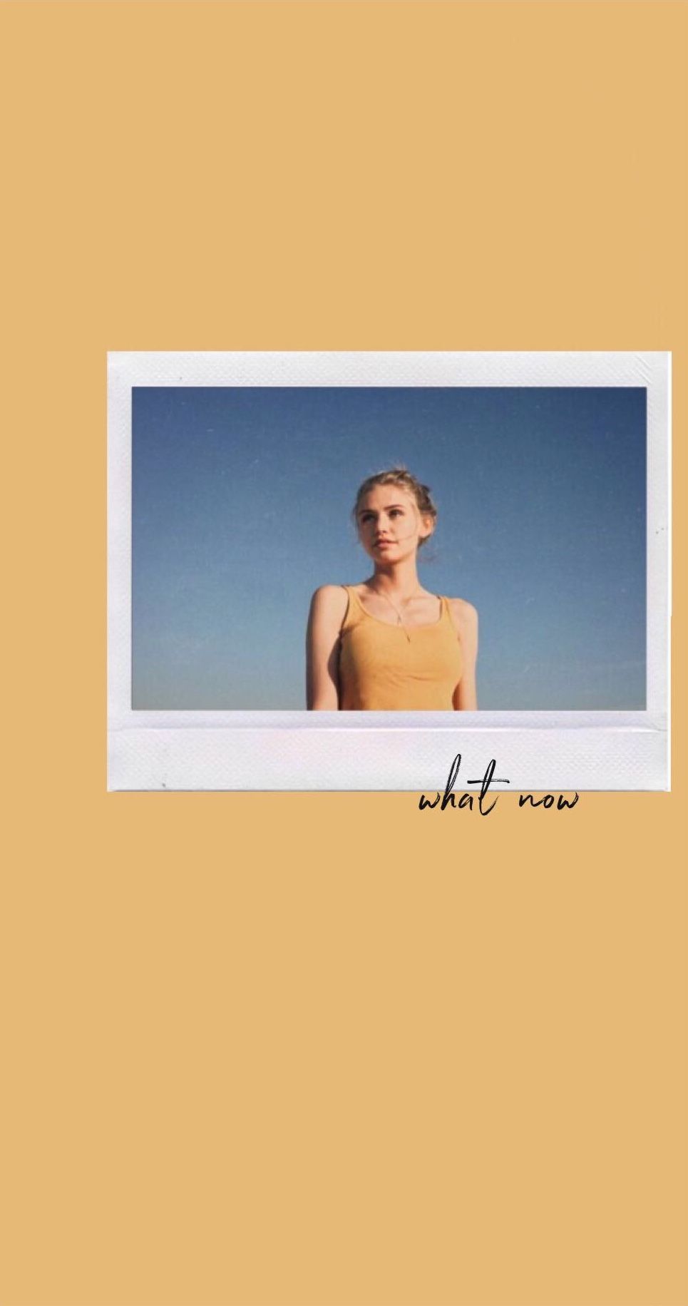 What now by person - Polaroid