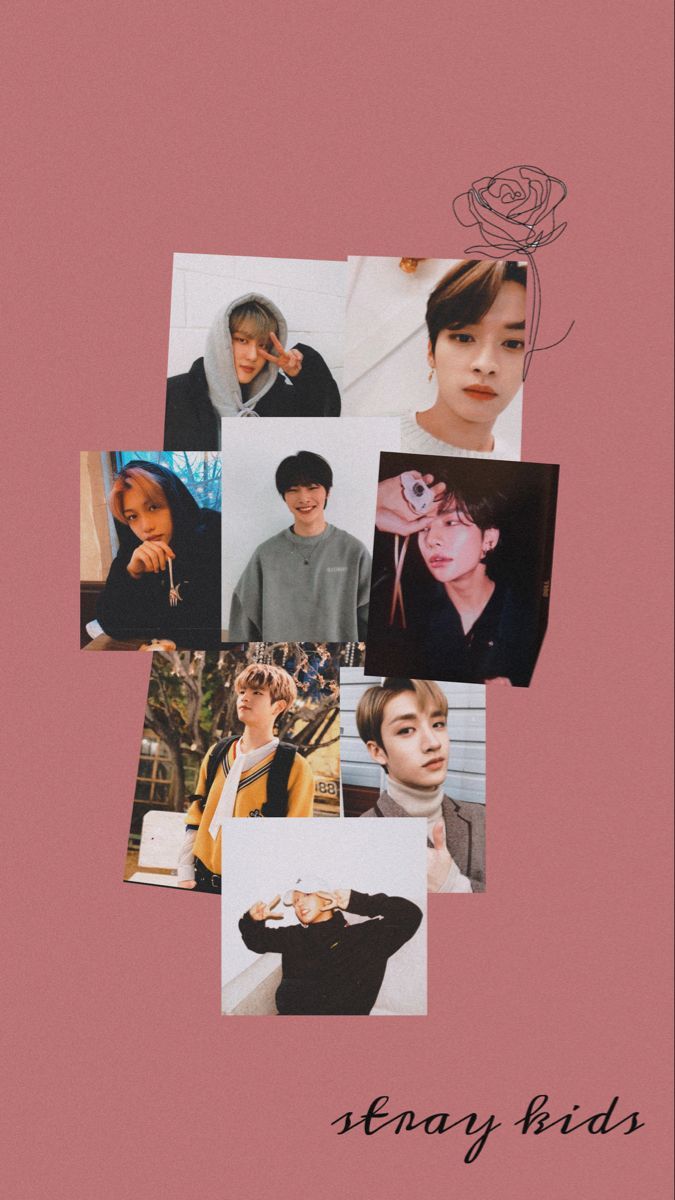 Stray Kids wallpaper I made! If you use it, please give credit! - Polaroid