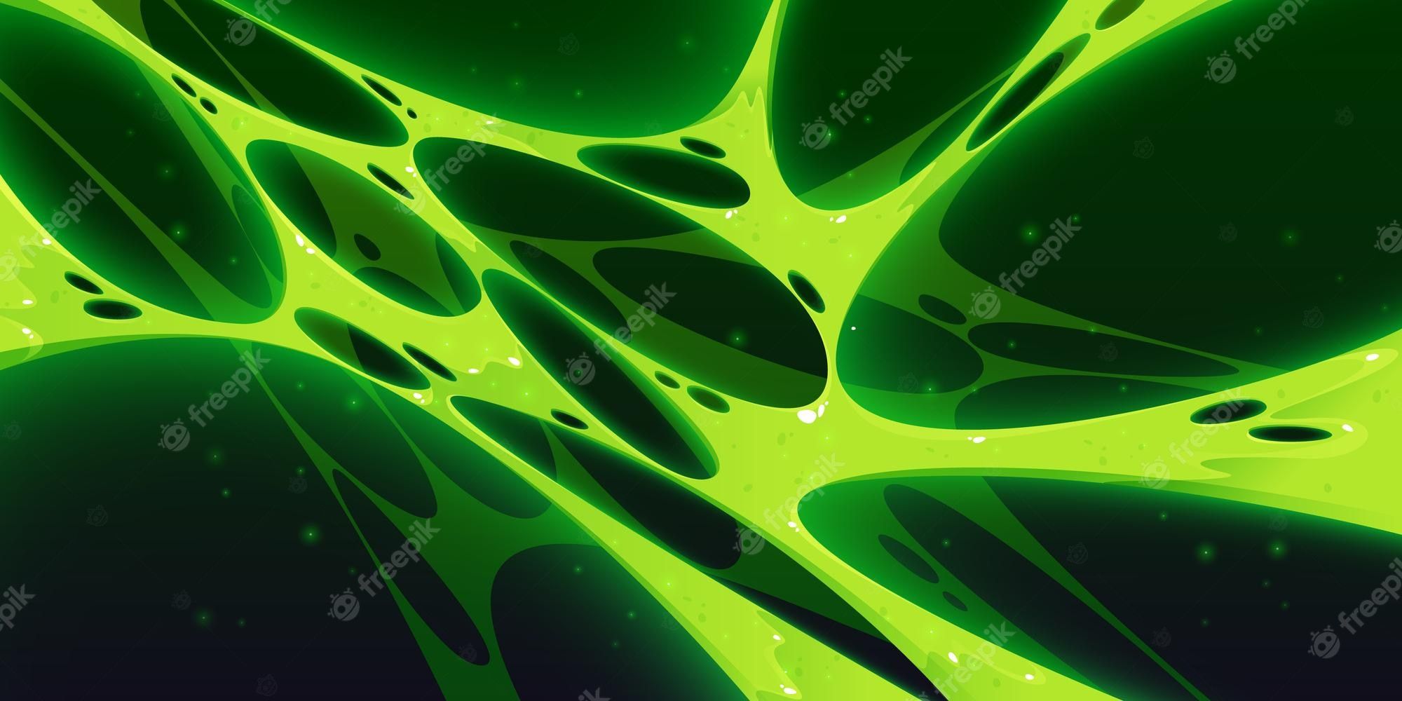 A green abstract design - Slime