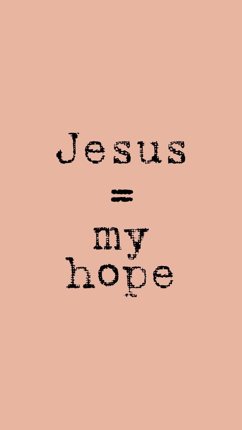 Jesus is my hope - Jesus