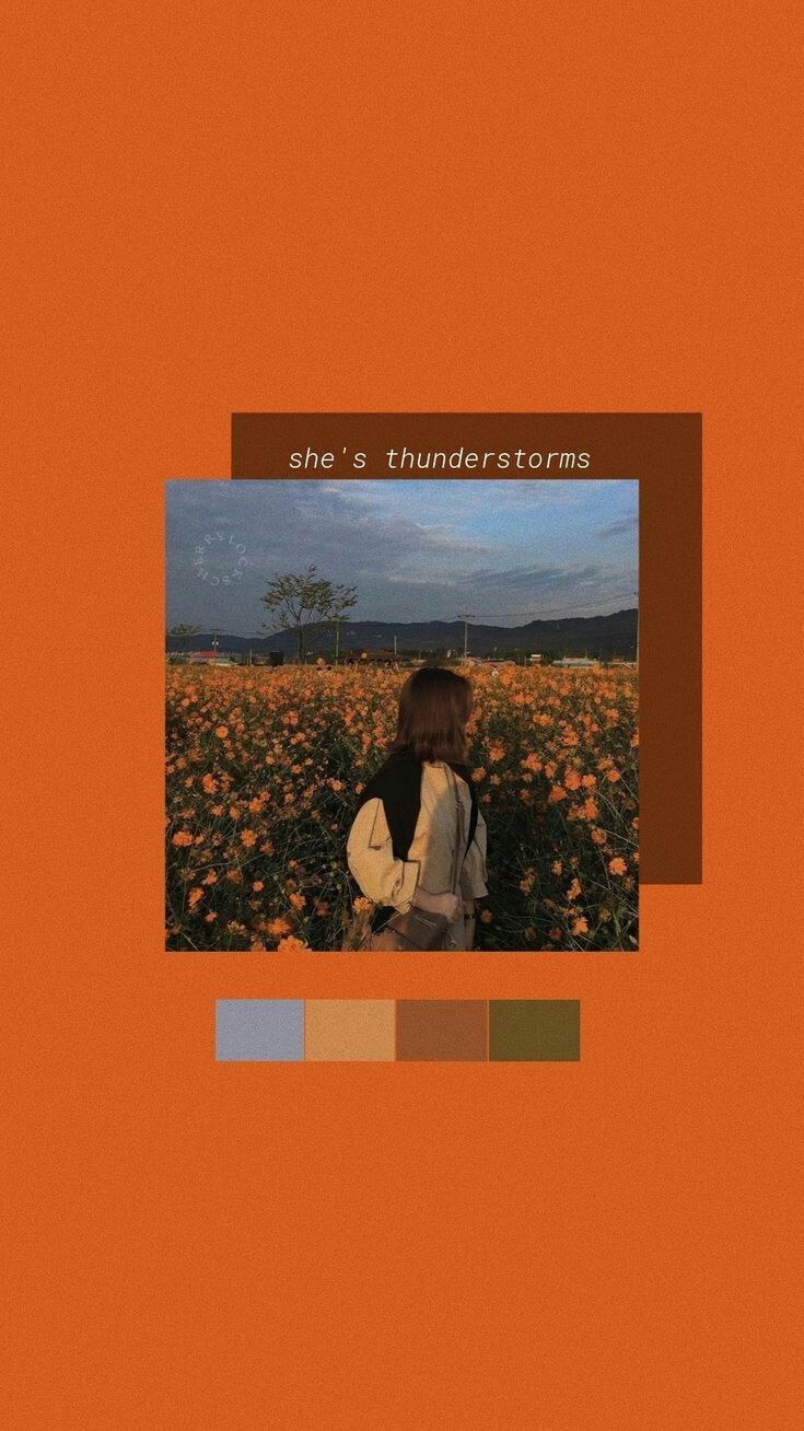 She's thunderstorms - Orange