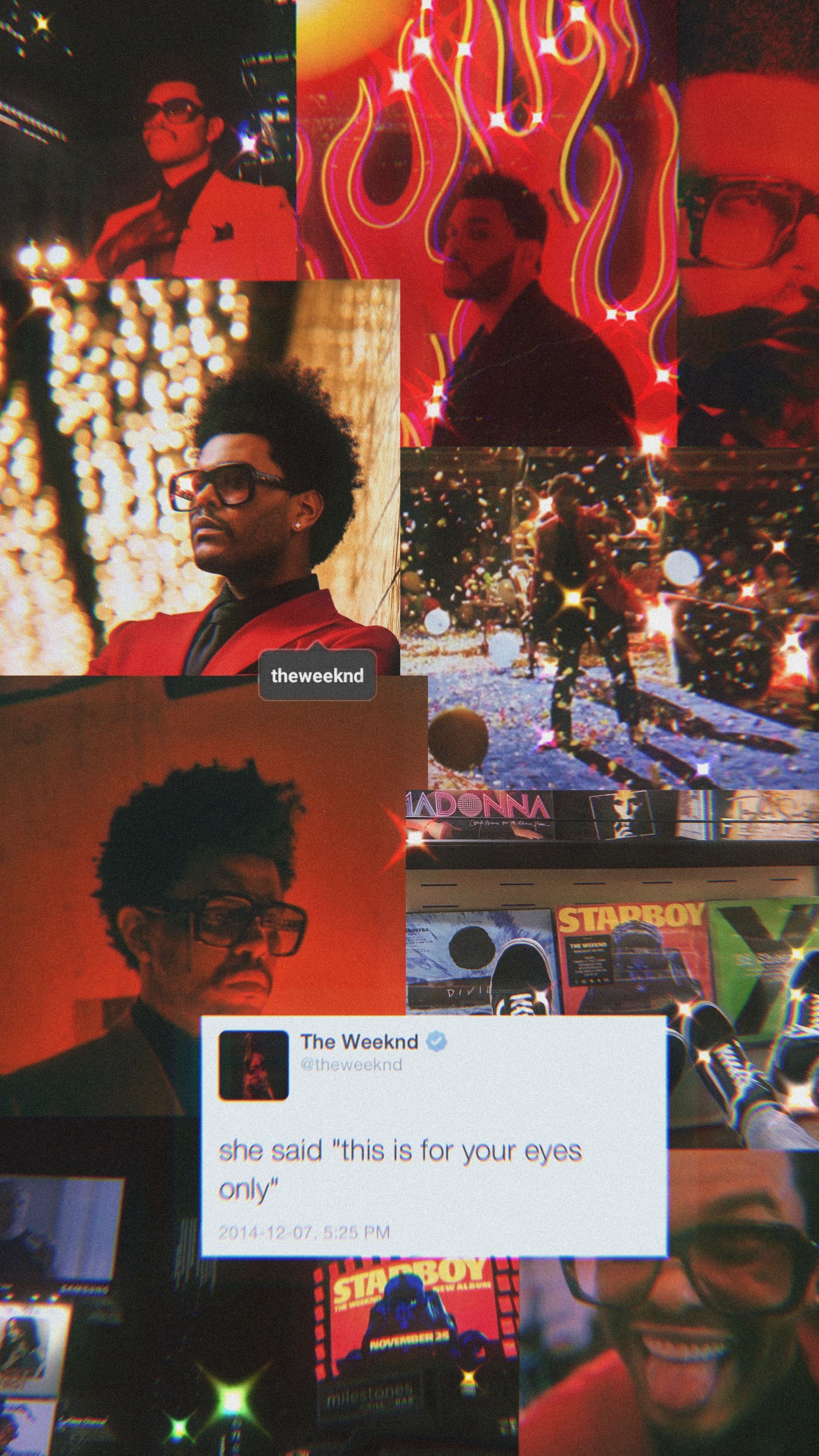 A collage of images of The Weeknd - The Weeknd