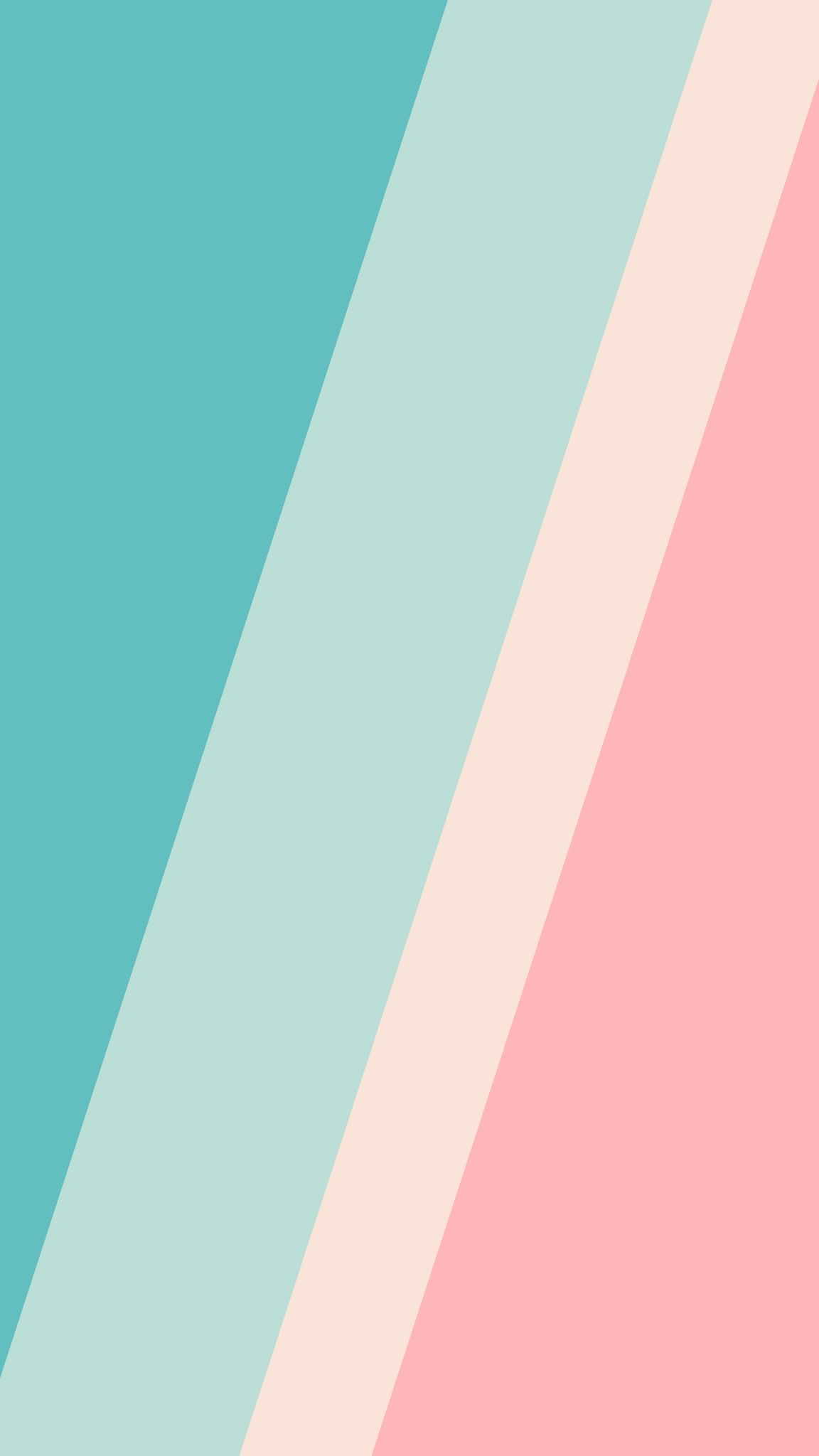A graphic with three diagonal stripes of pink, white, and blue - Teal, clean