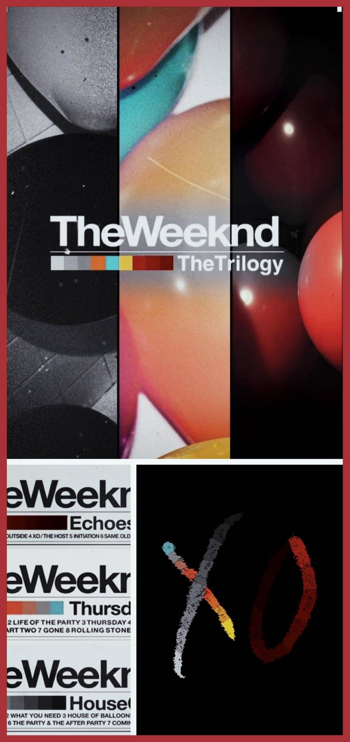 Download The Weeknd Trilogy Collage Wallpaper