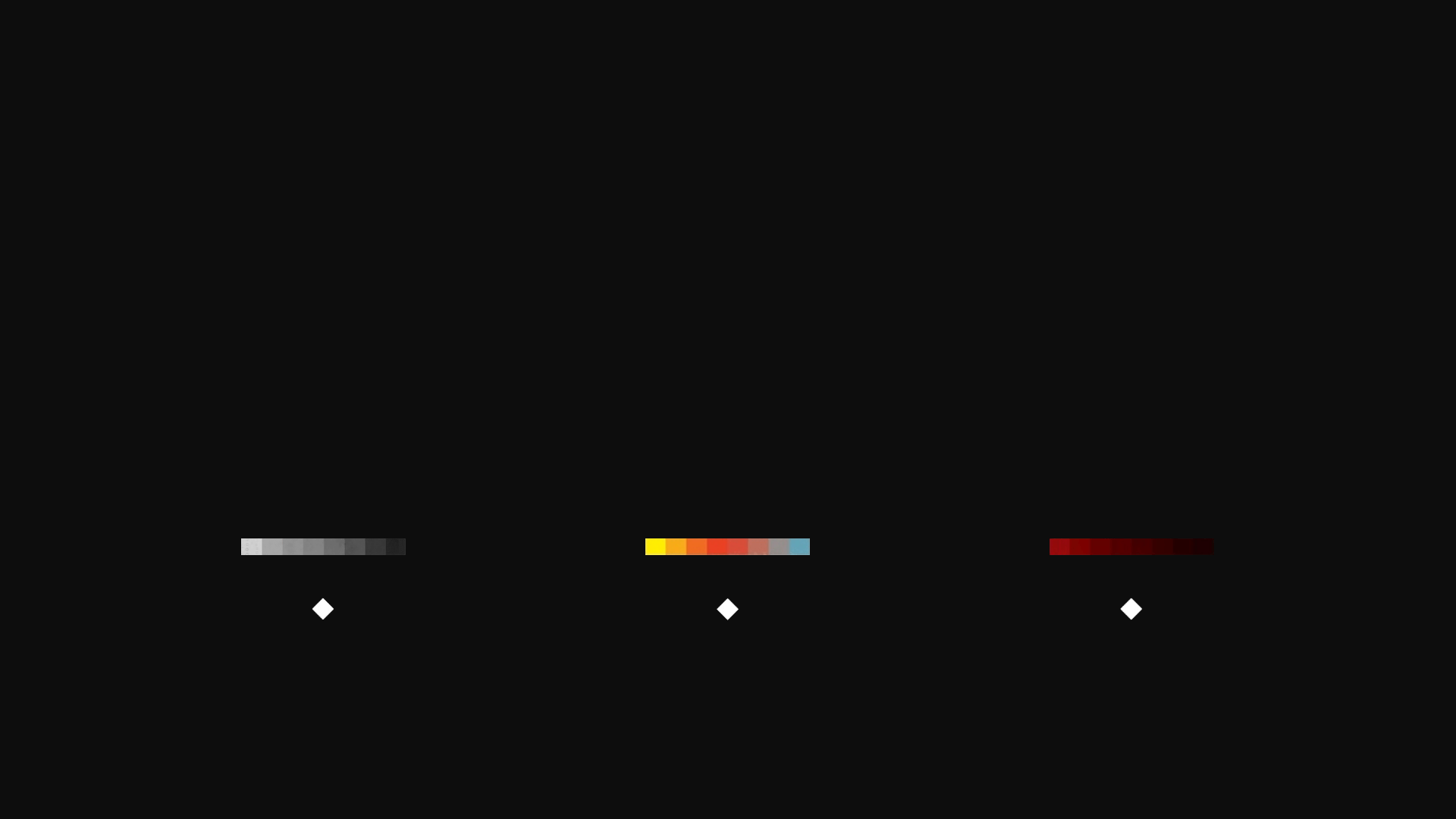 A black screen with three lines of color - The Weeknd