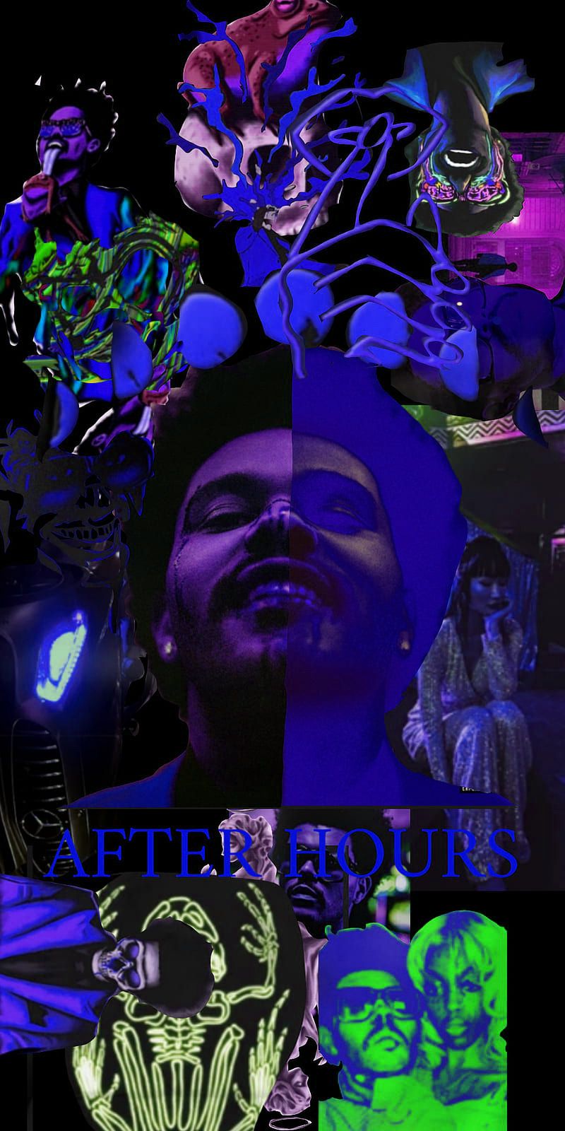 A picture of an after party poster - The Weeknd