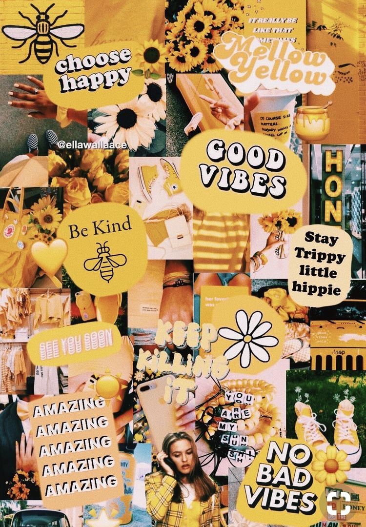 Yellow Choose Happy Wallpaper