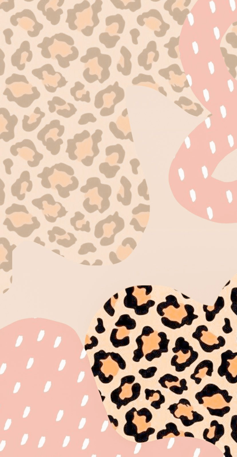 IPhone wallpaper with a combination of animal prints - VSCO