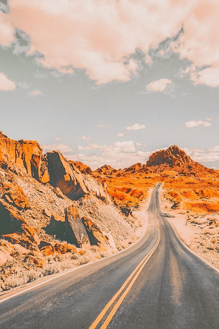 A road that is in the desert - Desert, Las Vegas
