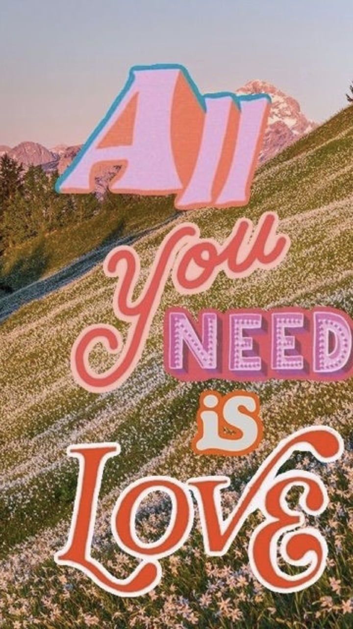 All you need is love wallpaper - 70s