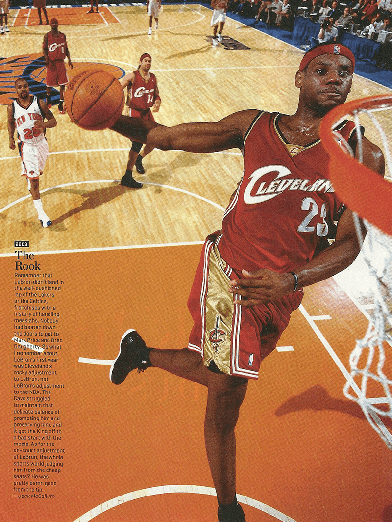 A basketball player jumping up to shoot the ball - NBA, Lebron James