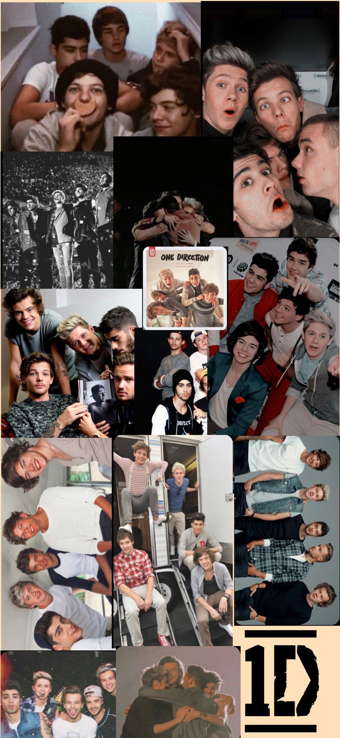 One Direction Wallpaper Collage. One direction wallpaper, One direction collage, One direction videos