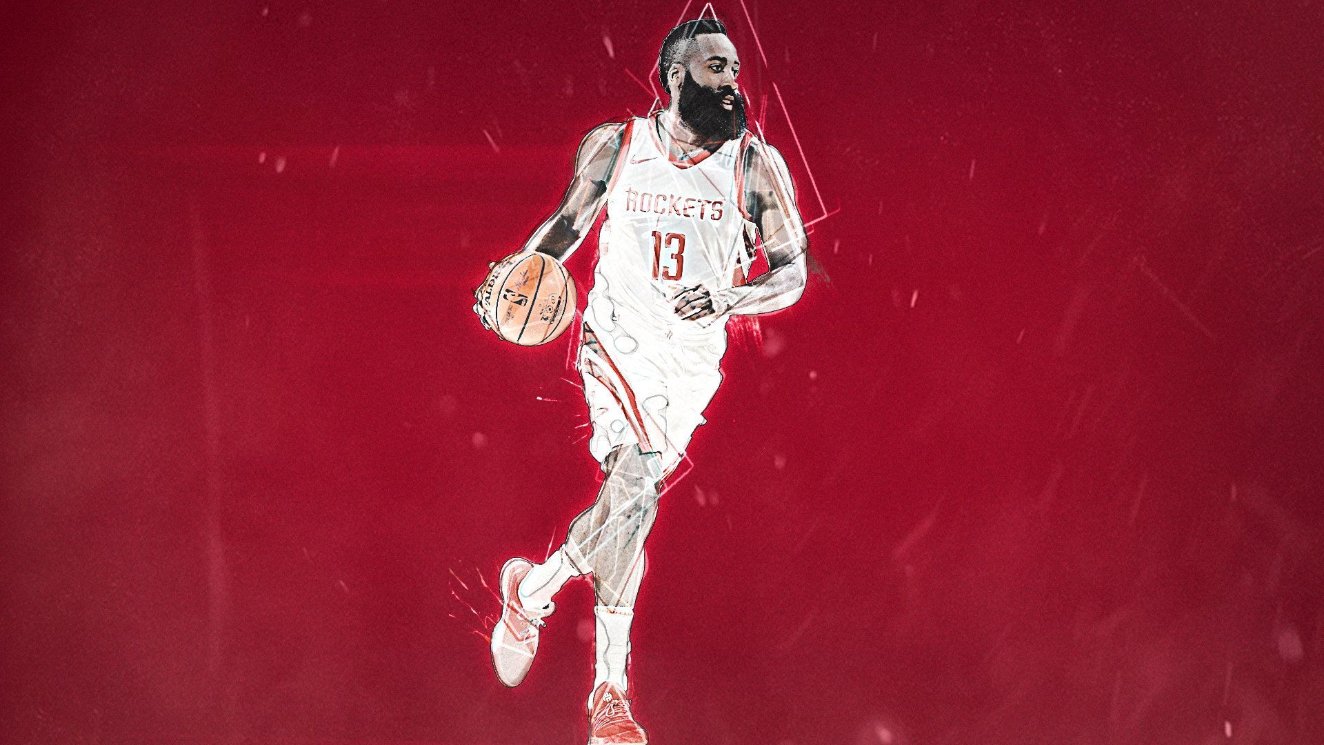 Houston Rockets guard James Harden is one of the top candidates for the NBA's Most Valuable Player award. - NBA