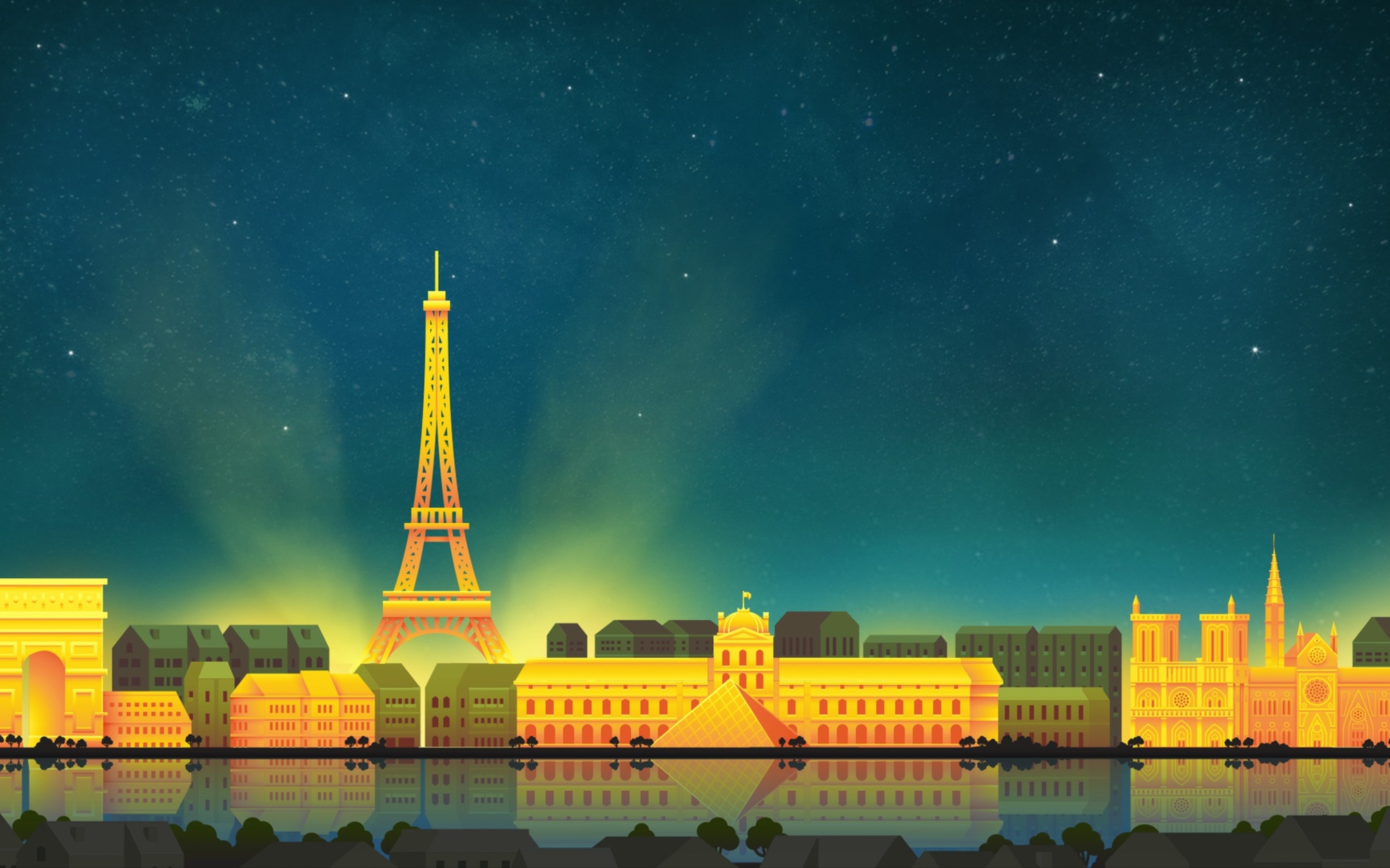 Paris Eiffel Tower Minimalist Macbook Pro Retina HD 4k Wallpaper, Image, Background, Photo and Picture