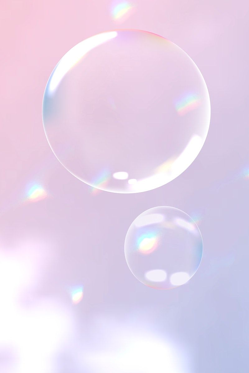 A couple of bubbles floating in the sky - Bubbles