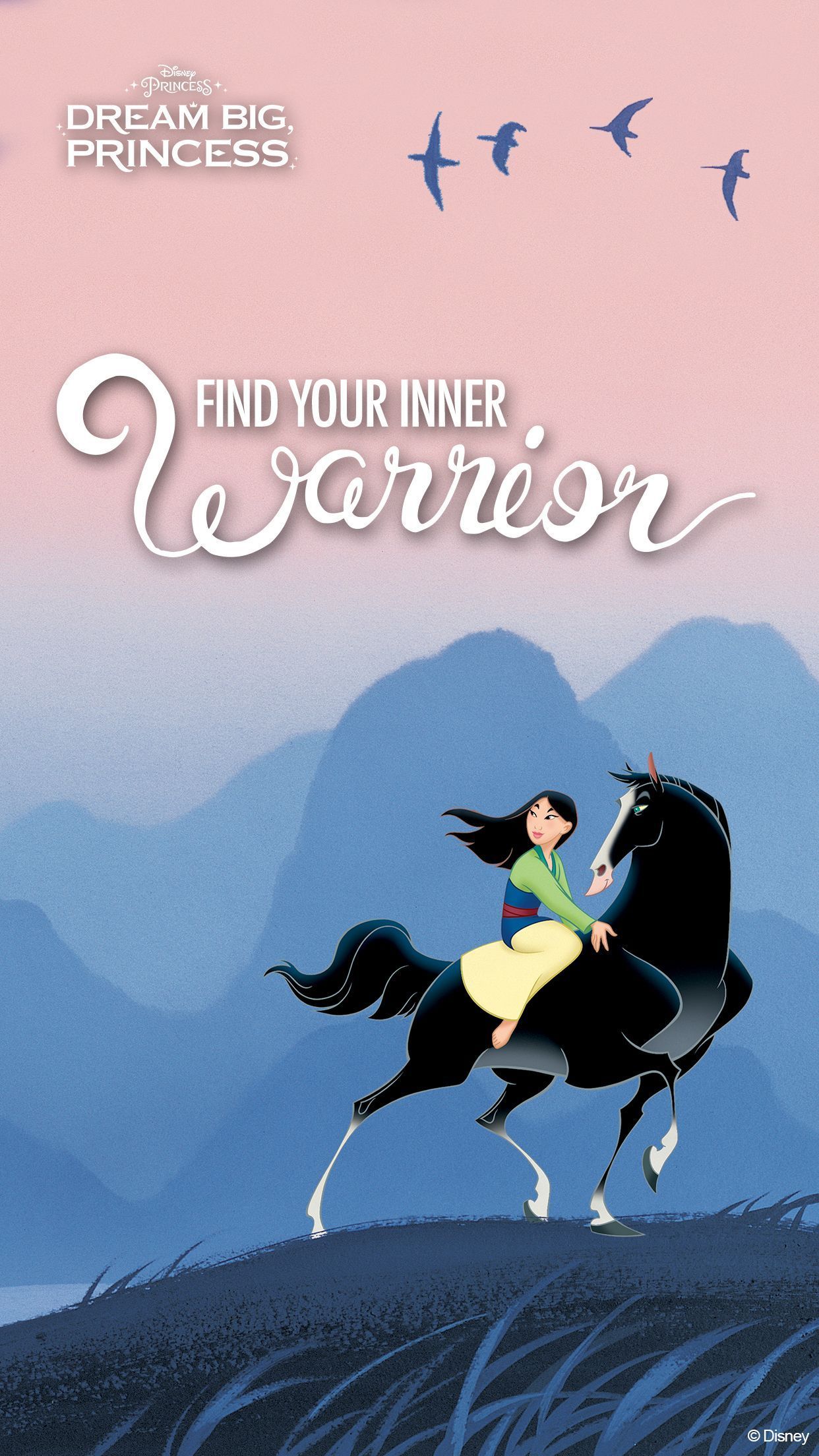 Find your inner warrior poster - Mulan