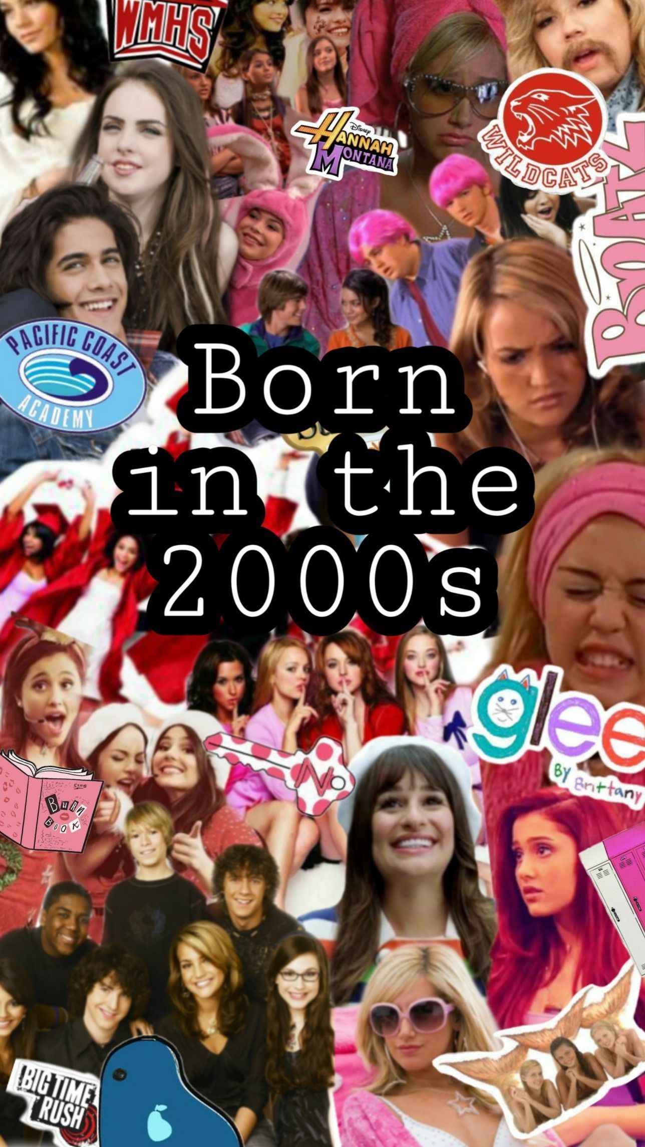 A collage of pictures with the words born in 2013 - 2000s