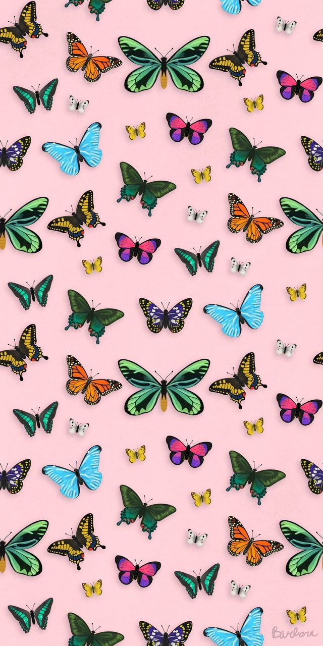 Made some butterfly wallpaper today