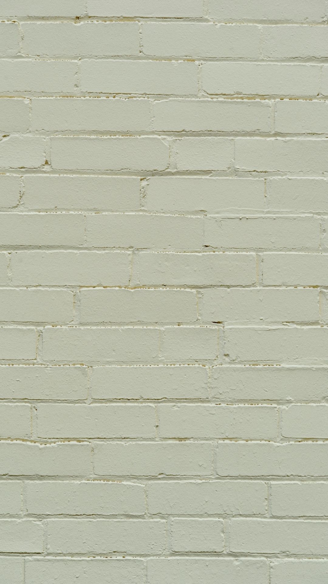 A white brick wall with some graffiti on it - Pastel green, soft green, green
