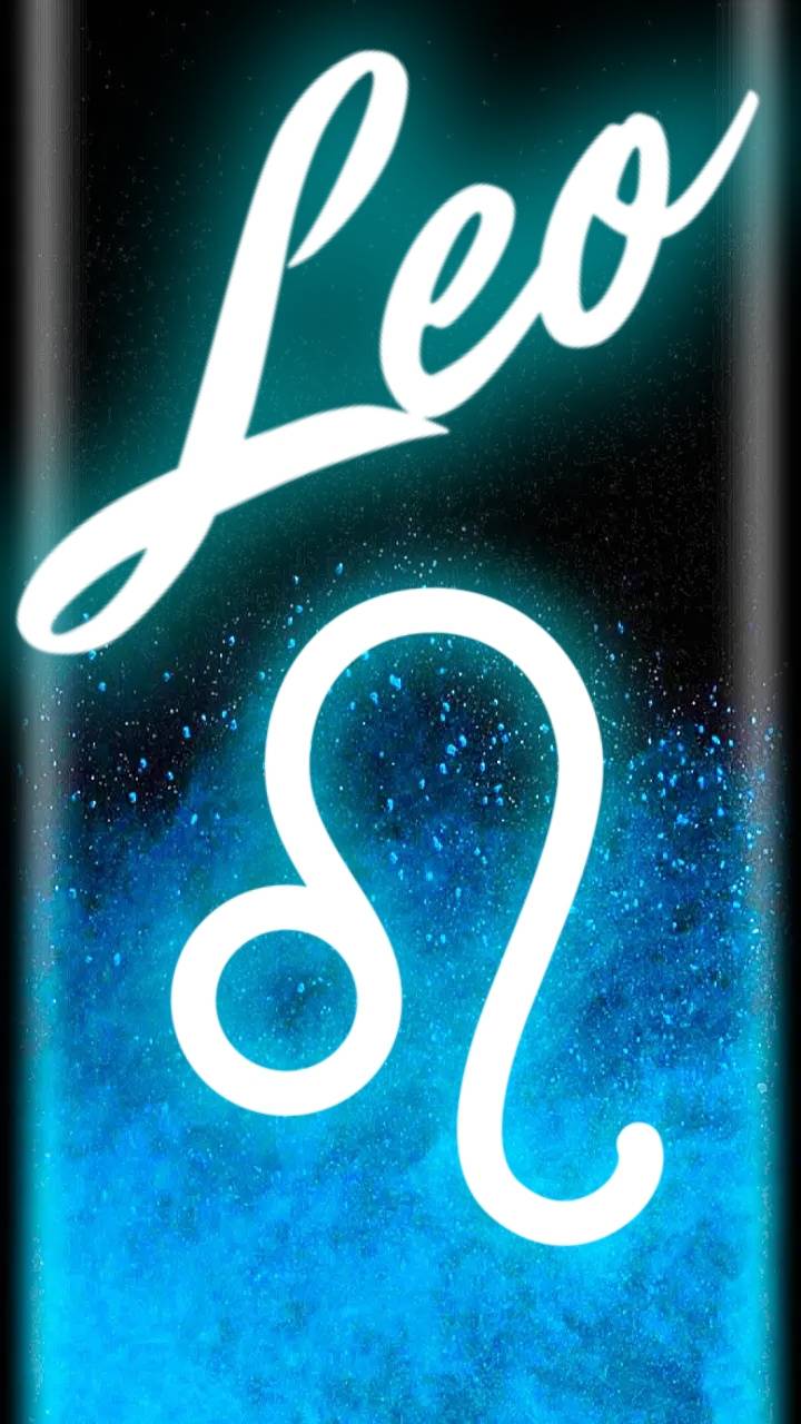 Wallpaper for Leo zodiac sign with a background of the galaxy - Leo