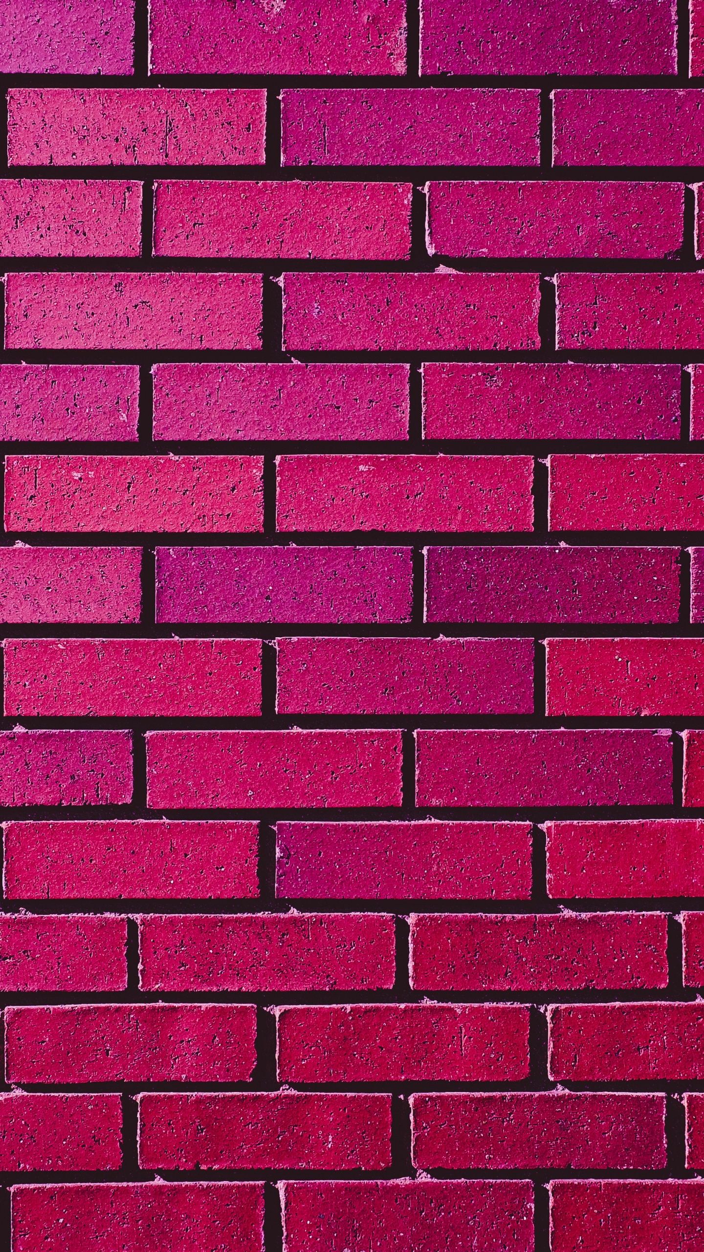 Brick wall Wallpaper 4K, Magenta, Red, Bricks, Photography